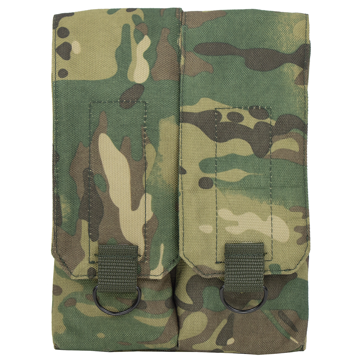 Подсумок закрытого типа горизонтальный для 2 маг АК ("мультикам") (с системой крепления "MOLLE") 