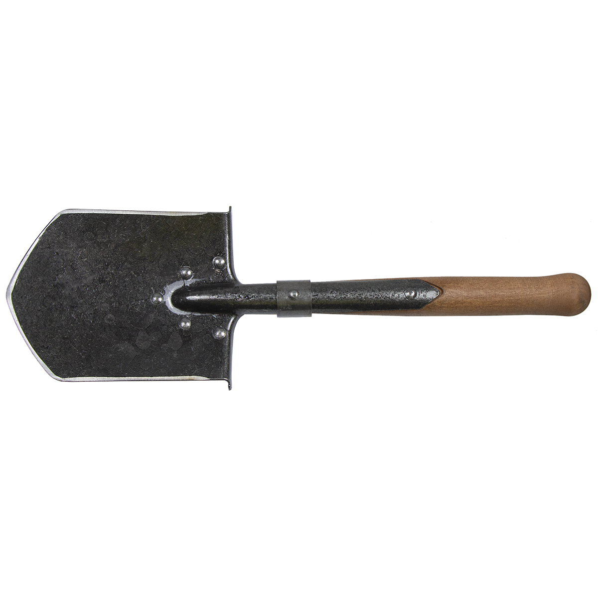 Лопата саперная с деревянной ручкой МПЛ-500 (по ТУ 1942 г - на "клепках")