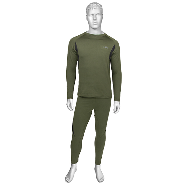 Термобелье 5.11 (фуфайка и кальсоны) оливковое (92% полиэстер, 8% спандекс)