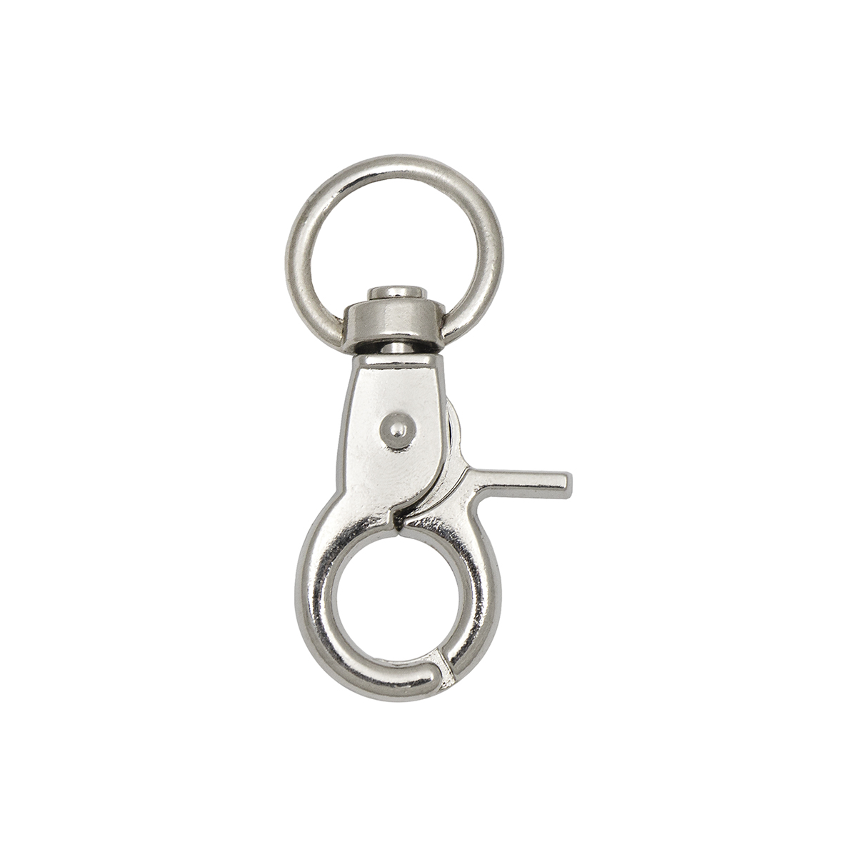 Карабин мет. с кольцом (6 см)