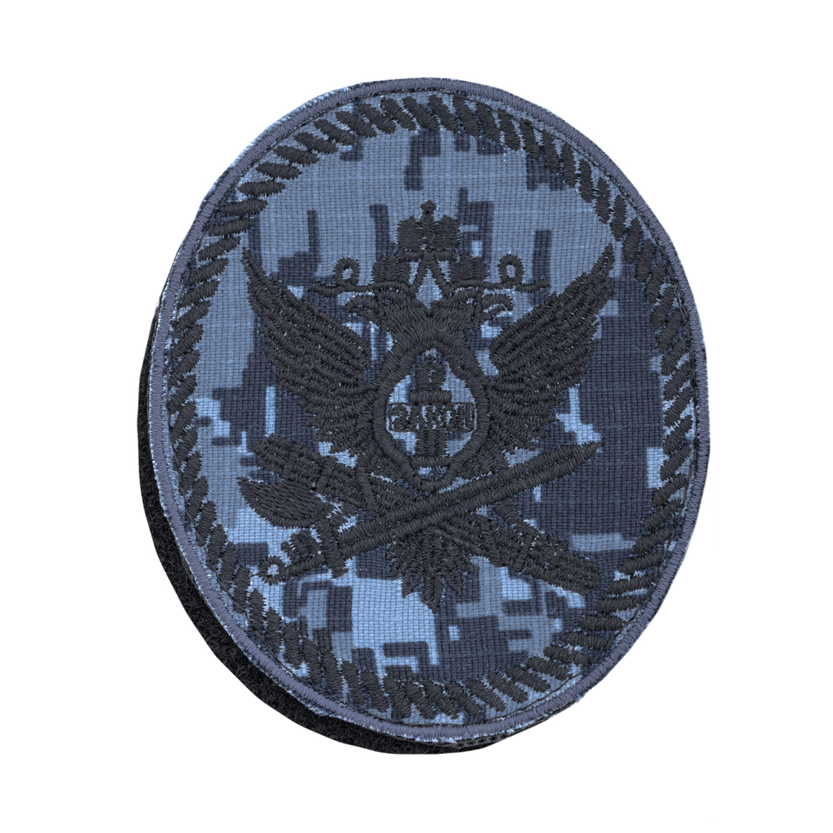Шеврон вышит. Органы УИС (овал с орлом ФСИН) "Меркурий" (на липучке)