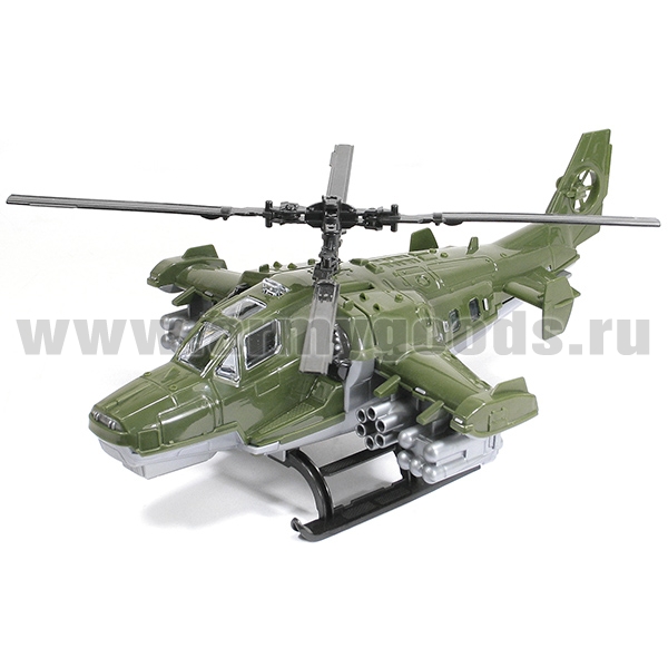 Игрушка пластмассовая Вертолет "Военный" (380x270x160 мм)