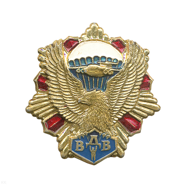Значок мет. ВДВ (орел на звезде)