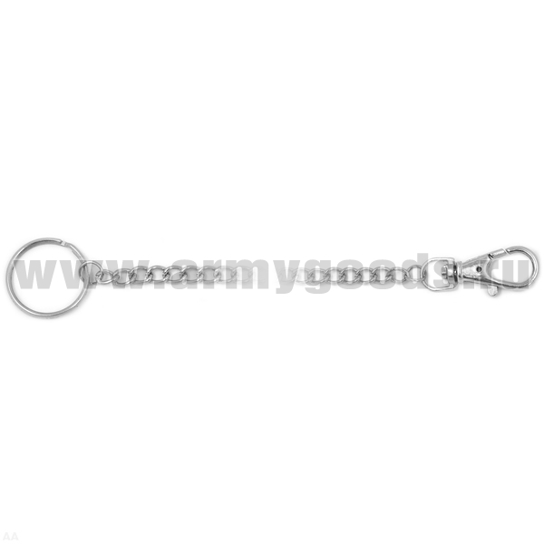 Цепочка с карабином и кольцом (55 см)