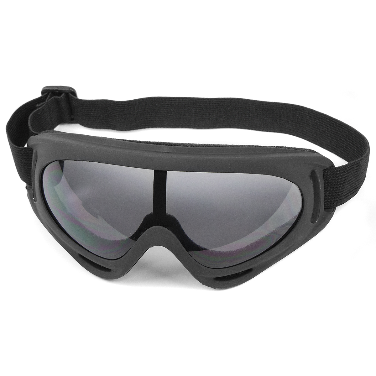 Очки защитные тактические на резинке (цвет фильтра черный/зеленый по наличию на складе)