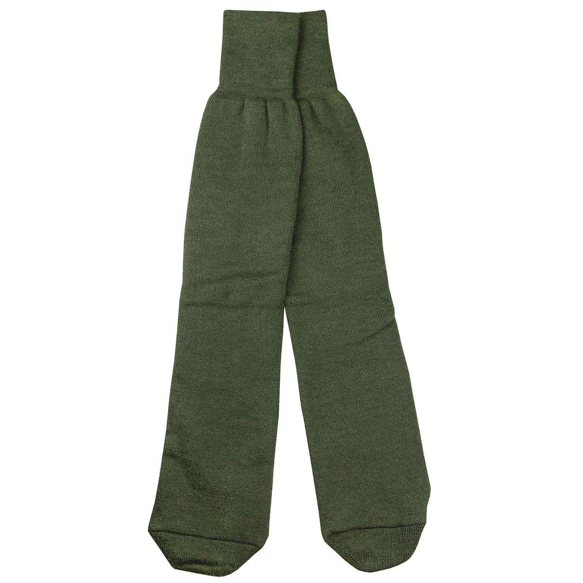 Носки мужские для берцев зимние (без пятки) шерсть 75%, ПА 25%  (С-1470) оливковые