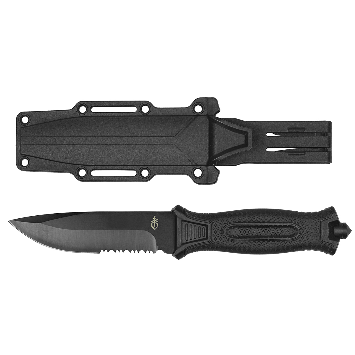 Нож GERBER COLUMBIA в пластиковых ножнах (2918А) общая длина 25 см (рукоятка черная/оливковая по наличию)
