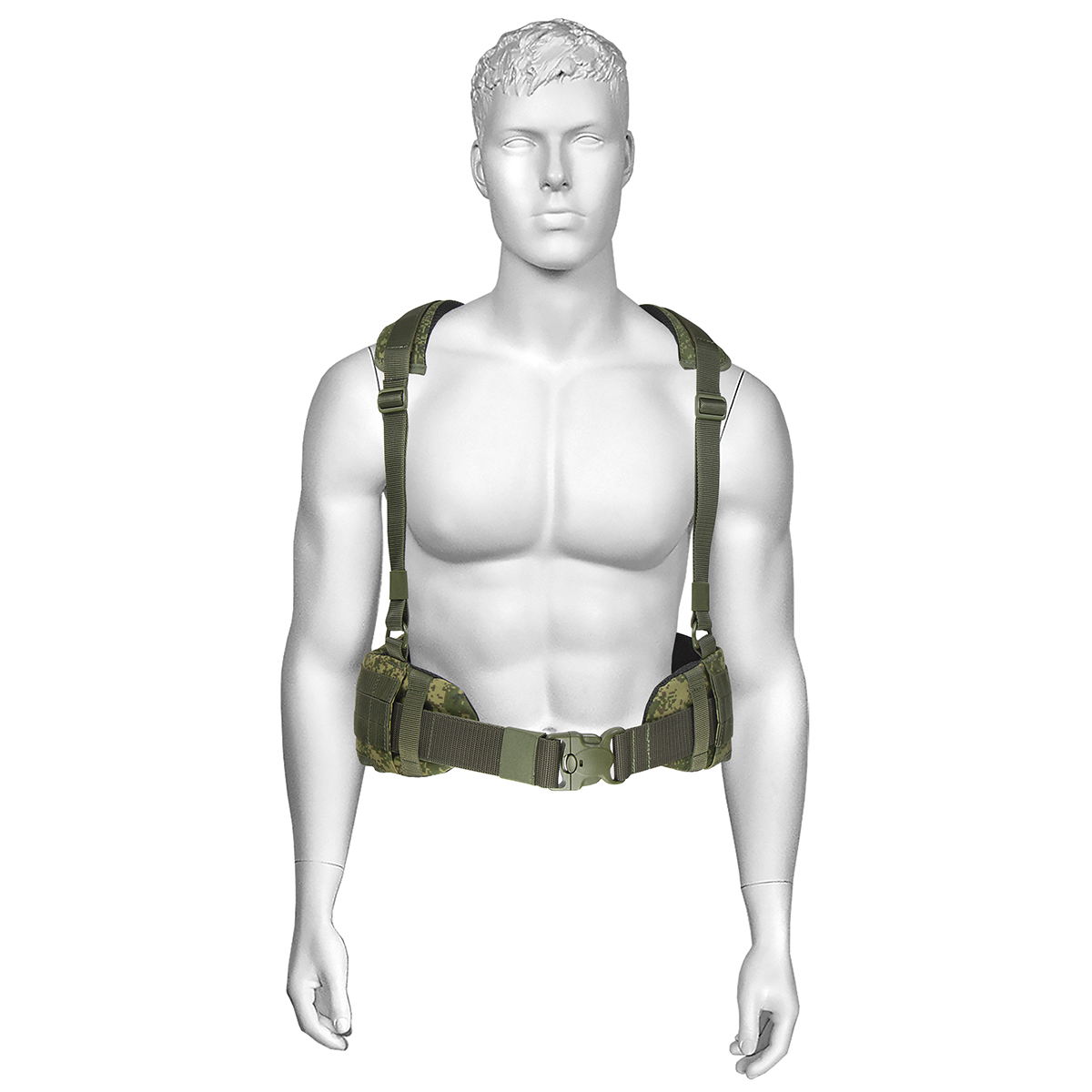 Пояс тактический малый (Д) с плечевыми ремнями и системой крепления "MOLLE" "русская цифра" №5-6