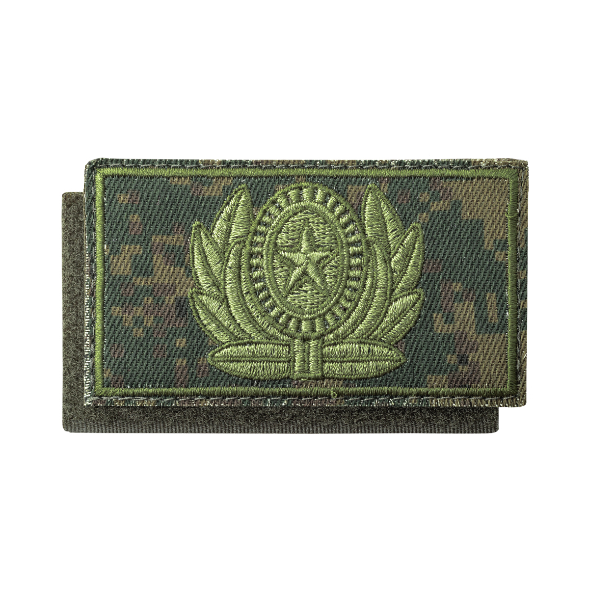 Шеврон вышит. Кокарда на кепку ВКБО (50*90) "русская цифра" (на липучке)