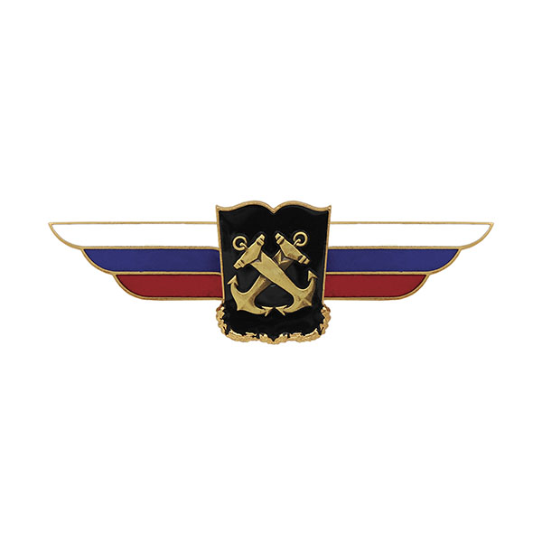 Значок мет. Должностной знак начальника военной академии ВМФ (№66)