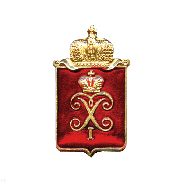 Значок мет. Герб г. Петергофа на пимсе