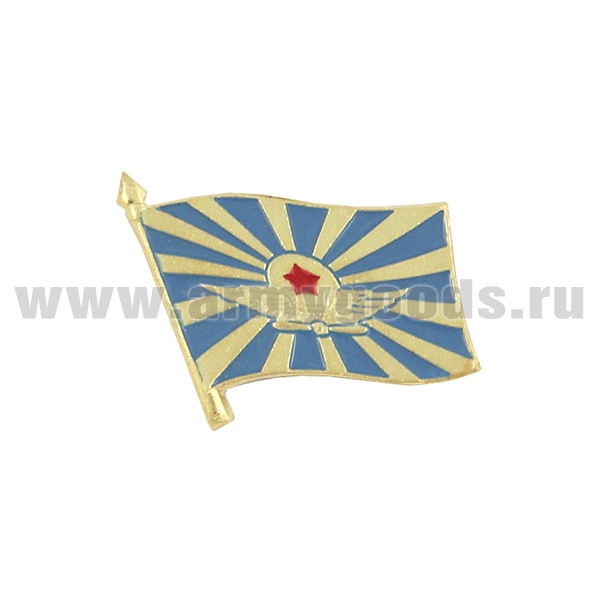 Значок мет. Флажок ВВС СССР (21 мм) на пимсе
