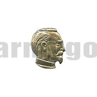 Значок мет. Дзержинский (голова на пимсе) h=1.4 см