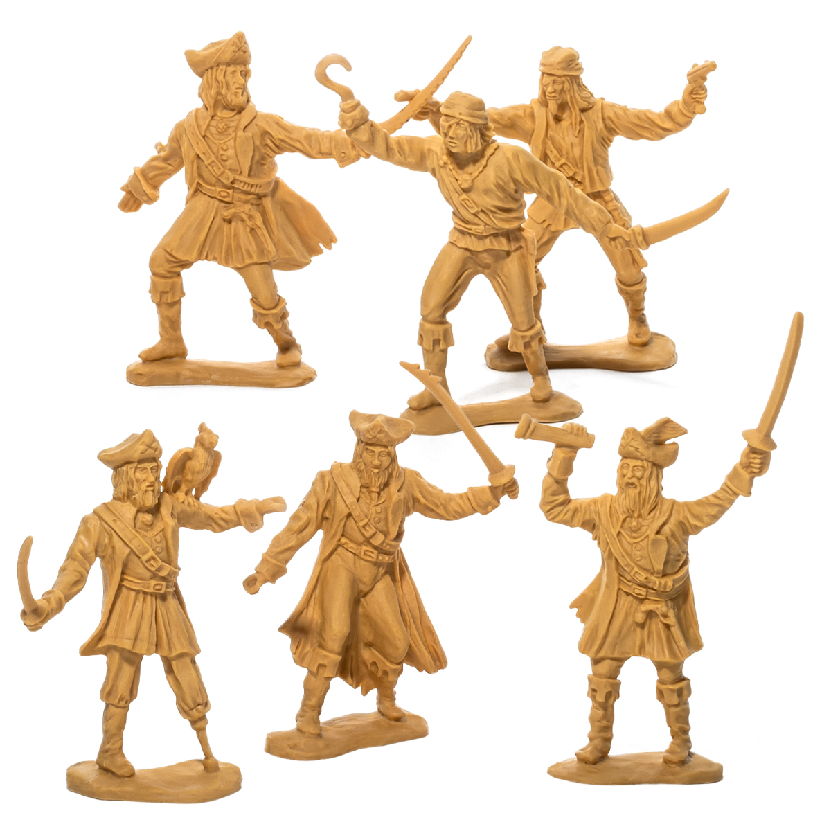 Набор игрушек пластмассовых "Пираты" (фигурки 6 шт) арт. 12086