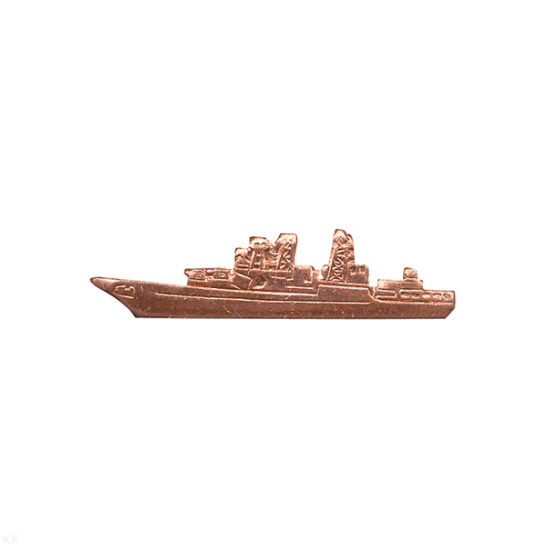 Значок мет. Сторожевой корабль (лат.) на пимсе
