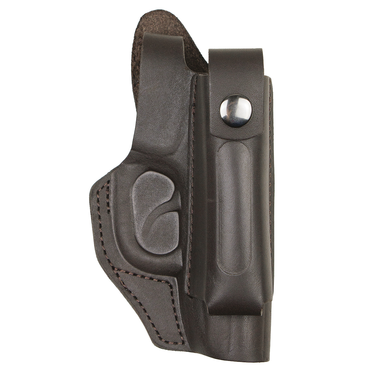 Кобура под ПМ формованная с запасной обоймой ПК-34 коричневая