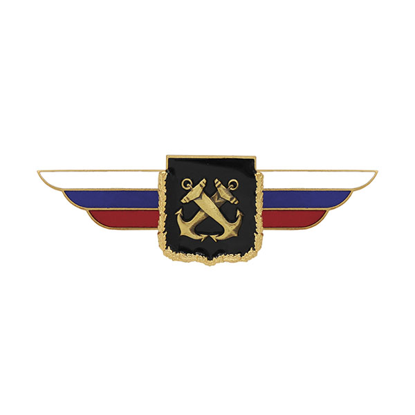 Значок мет. Должностной знак командующего флотом (кроме СФ) и Каспийской флотилией (№59)