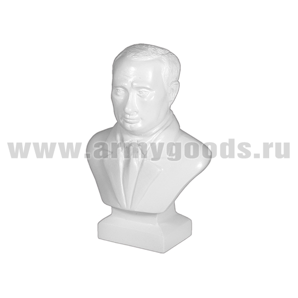 Бюст Путина В. В. (гипс, цвет по наличию на складе, высота 12 см)