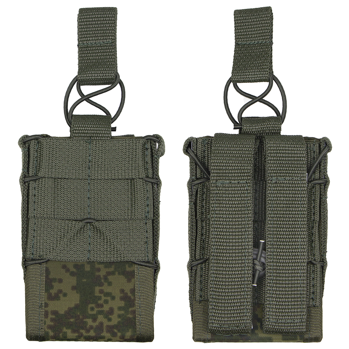 Подсумок открытого типа для 1 маг АК ("русская цифра") (с системой крепления "MOLLE") 