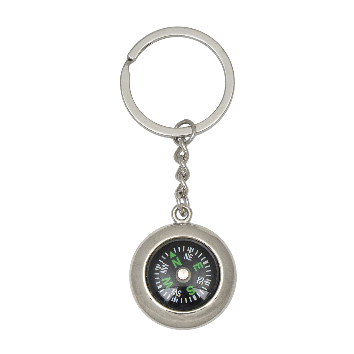 Брелок мет. с компасом "Капля"