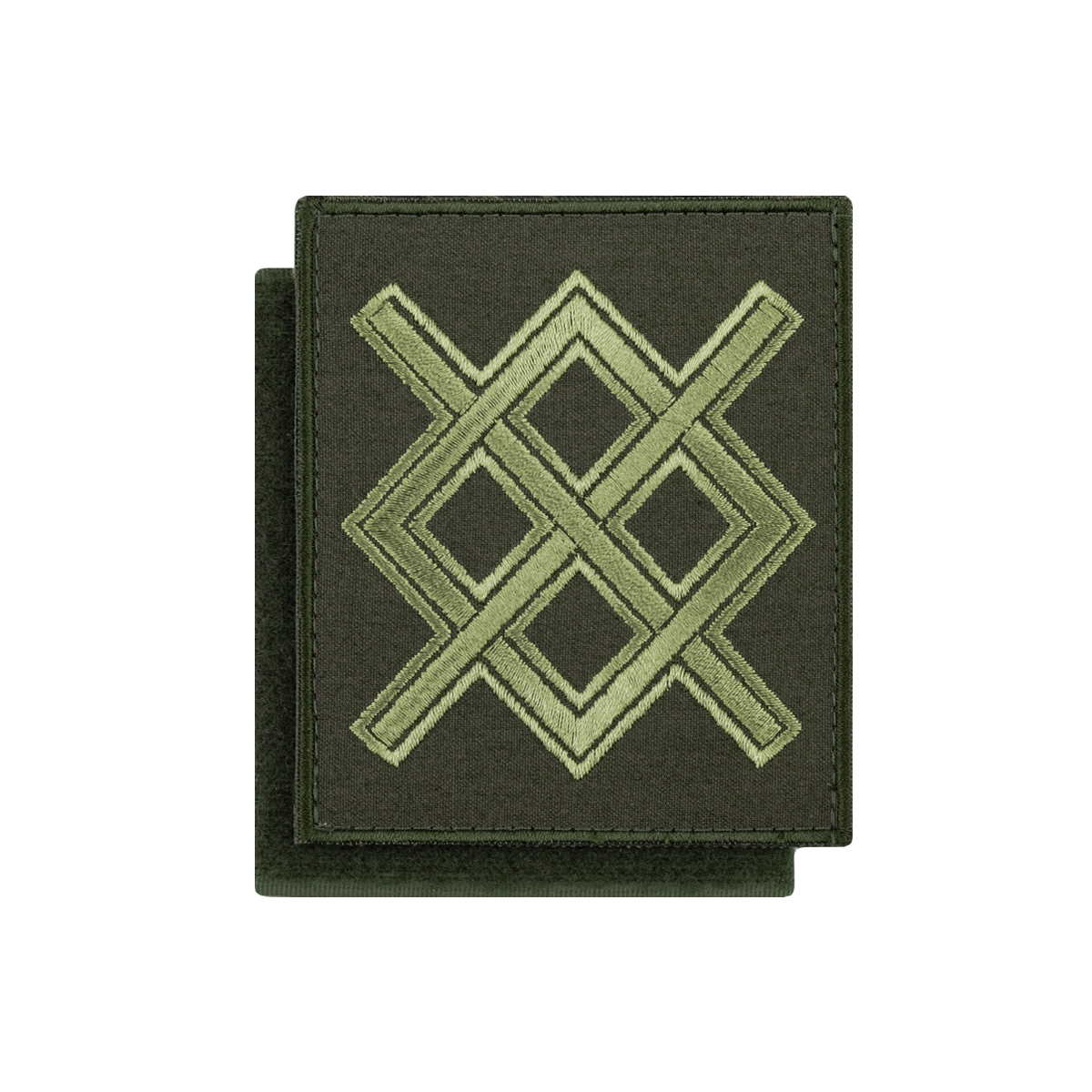 Шеврон вышит. Группировка войск "Север"  (85х100 мм) полевой на липучке