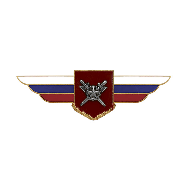 Значок мет. Должностной знак командира полка и ему равной воинской части (Материально-техническое обеспечение ВС РФ)