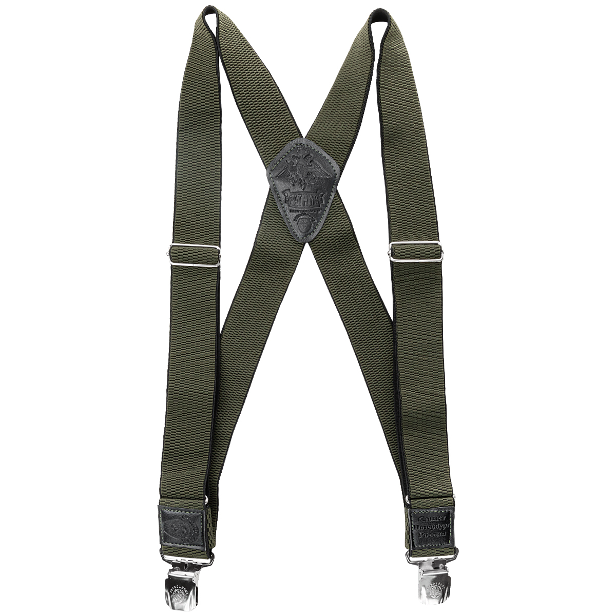 Подтяжки рифленые "Ратник" оливк.