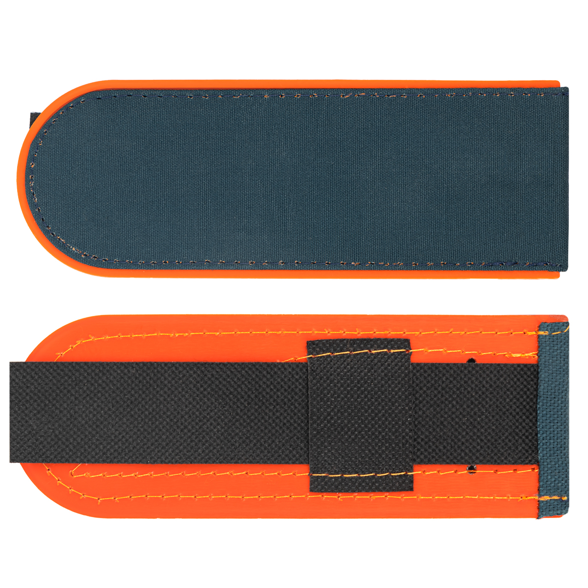 Погоны серо-син. (оранж.кант) чист. (МЧС договорные подразделения ФПС) пластик