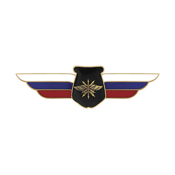 Значок мет. Должностной знак начальника (руководителя) воинского формирования, ведущего научно-исследовательскую деятельность (войска связи) (№98)