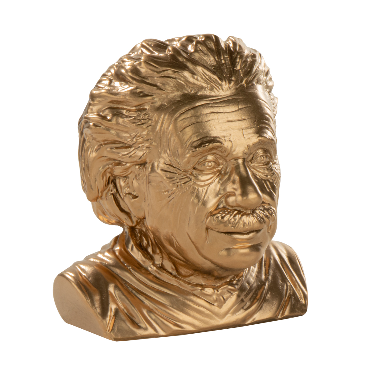 Бюст Эйнштейна А. (гипс, цвет по наличию на складе, высота 10 см)