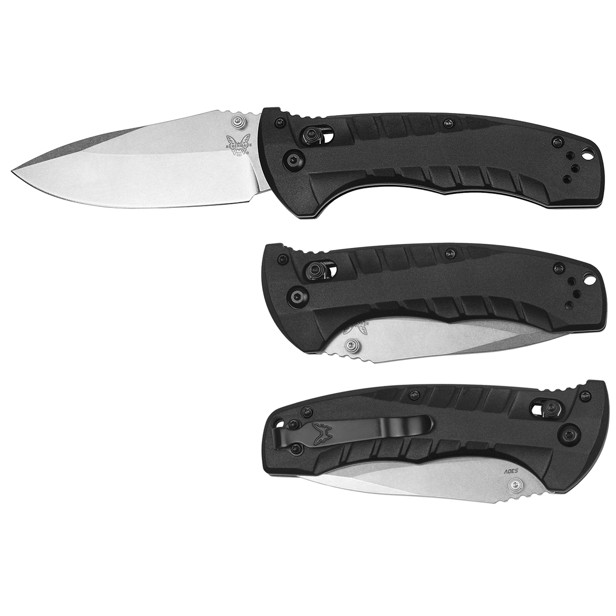 Нож раскладной Benchmade Turret (цвет рукояти черный / оливковый по наличию на складе