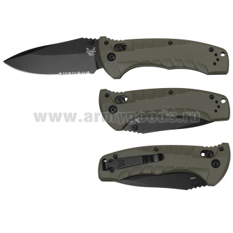 Нож раскладной Benchmade Turret (цвет рукояти черный / оливковый по наличию на складе