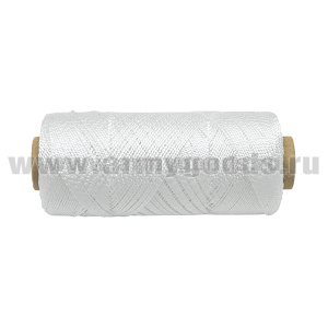 Нить полиамидная крученая белая (250м)