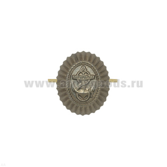 Кокарда мет. ВМФ РФ рядовой состав защ.