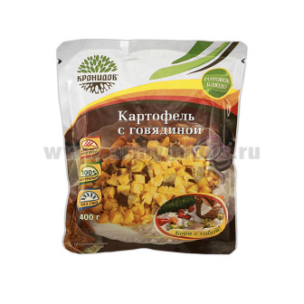 Консервы обеденные Картофель с говядиной (300 г) (готовое блюдо в фольге) до 07.2025 и ранее