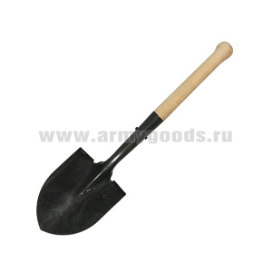 Лопата ЛСМ (авто) с деревянной ручкой (L-60 см)