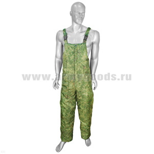 Брюки зимние (полукомбинезон) мод. N "русская цифра" (ткань "оксфорд", утеплитель синтепон 200 гр/м2) р-ры с 62