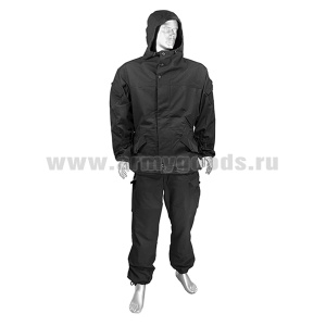 Костюм лет. Горка-3 (на пуг) черный (БАРС)
