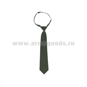 Галстук-регат простой оливк. (п/ш)