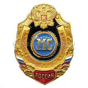 Значок мет. МС (серия Жизнь Родине,Честь никому)
