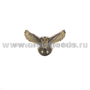 Значок мет. Сова (мал., на пимсе)