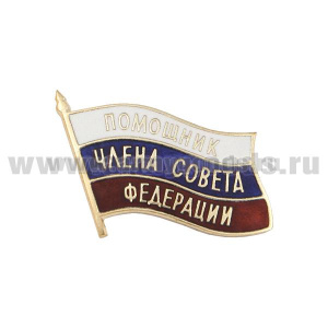 Значок мет. Помощник члена Совета Федерации