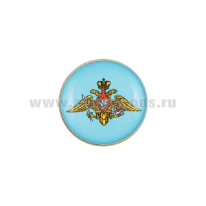 Значок мет. Орел ВДВ (мал., круглый, смола, на пимсе)