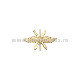 Эмбл. петл. мет. Военно-космическая оборона зол.