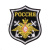 Шеврон вышит. на парад Россия ВМФ (белые якоря, белый кант)