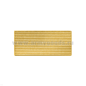 Лычка пласт. МВД 20x45 зол.
