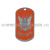 Жетон (нерж. ст., эмал.) U.S. Navy (ВМФ) красн. фон