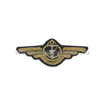 Нагрудный знак канит. лат. ВМФ (со звездой) для командного состава