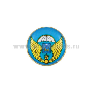 Значок мет. 76 гв. ВДД (мал., круглый, смола, на пимсе)
