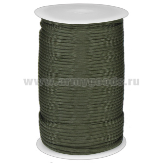 Паракорд (100 м) 10 нитей оливковый (Китай)